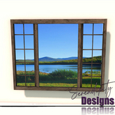 Serendipity Designs - Moosehead Lake faux Window