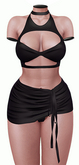 -PULSE- Tyra Outfit Black