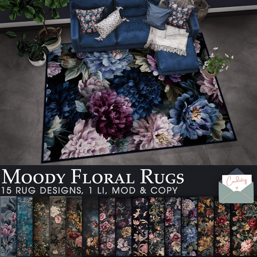 Cardistry ~ Moody Floral Rugs (Add me)