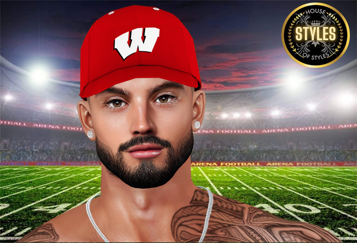 Wisconsin Badgers Baseball Cap (Red)