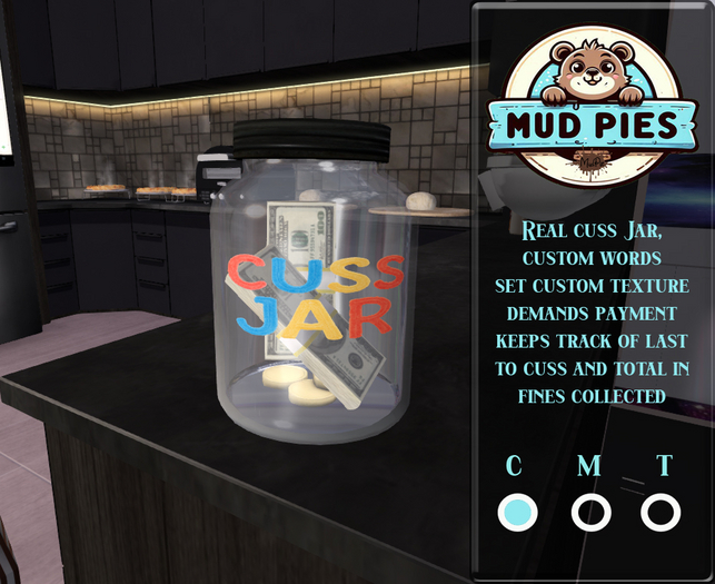 .:MudPie:. Cuss Jar (boxed)