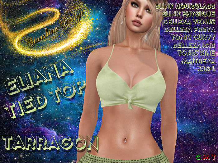 ~✯SD✯~ ELIANA TIED TOP [TARRAGON]