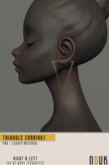 Nouk. Triangle Earrings