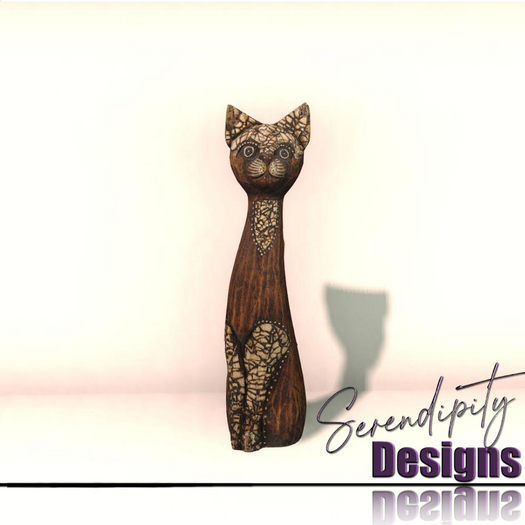 Serendipity Designs - Moosehead Lake Boho Cat Figure
