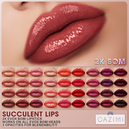 :CAZIMI: Succulent Lips 2K - Fatpack