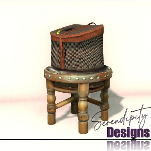 Serendipity Designs - Moosehead Lake Decorative Stool