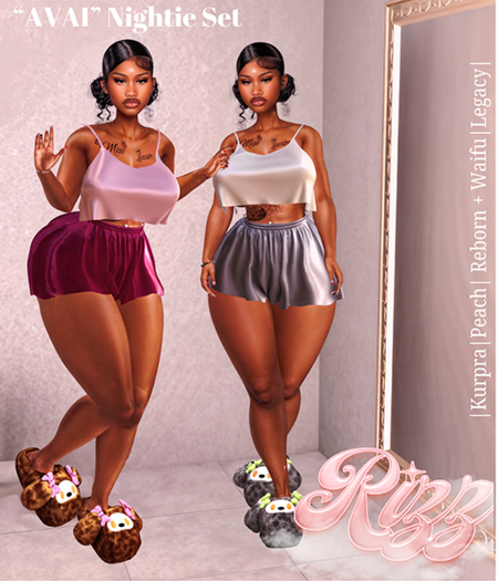 RIZZ AVAI NIGHTIE BOTTOMS FATPACK