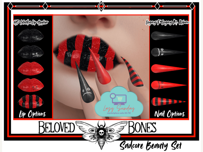 [Beloved Bones] Sadcore Beauty Set