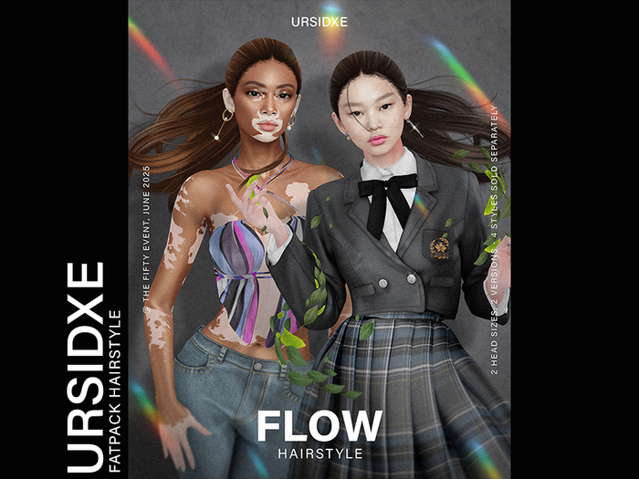// URSIDXE - Flow Hairstyle Fatpack (UNPACK)