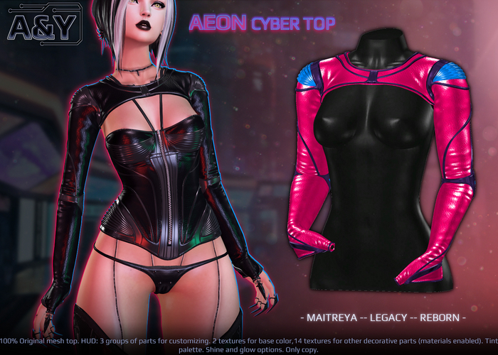 A&Y Aeon Cyber Top (ADD) - Pink