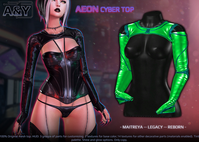 A&Y Aeon Cyber Top (ADD) - Green