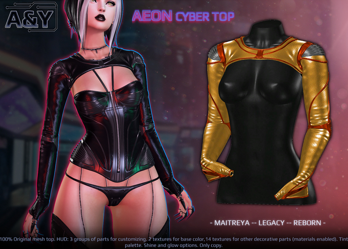 A&Y Aeon Cyber Top - Gold