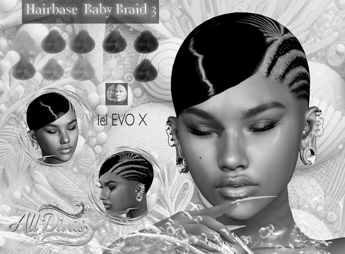 [All Divas] Base Baby braid 3 - hairbase DEMO