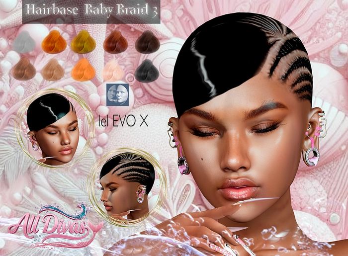 [All Divas] Base Baby braid 3 - hairbase