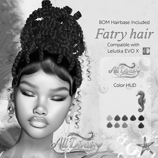 [All Divas] Fatry braid Bun DEMO