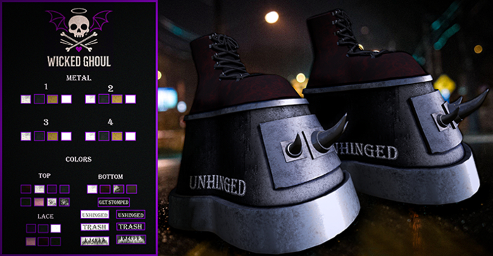 Wicked Ghoul - Destructor boots