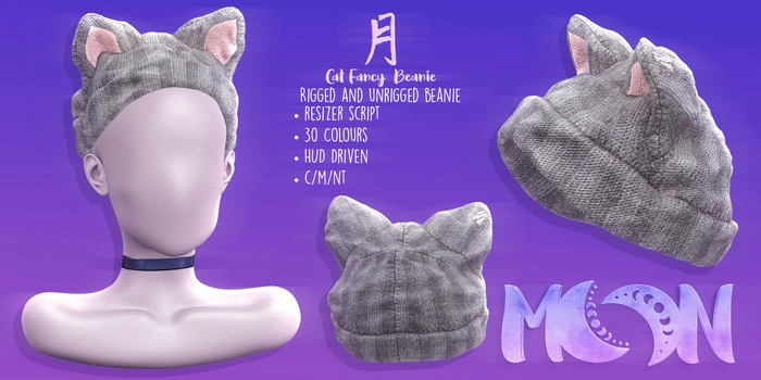 Moon. Hair // - Cat Fancy Beanie