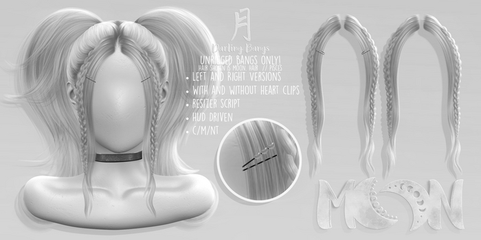 Moon. Hair // DEMO - Darling Bangs