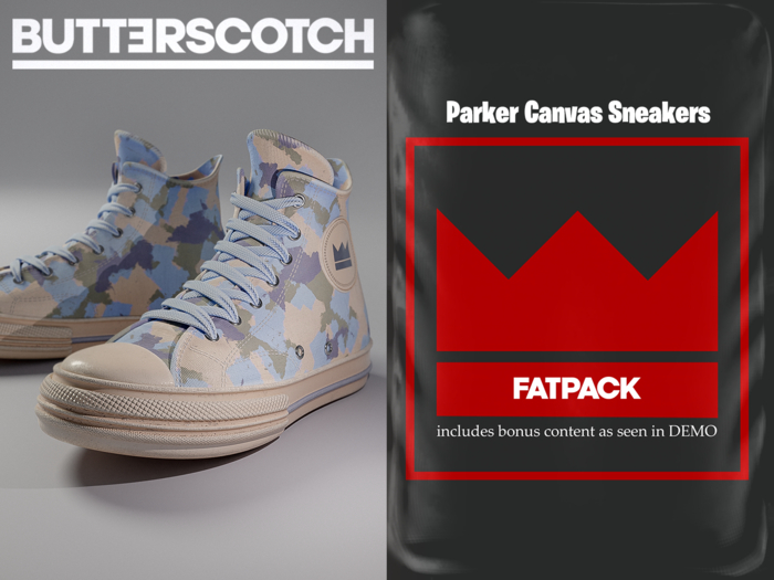 BUTTERSCOTCH . Parker Canvas Sneakers {FATPACK}