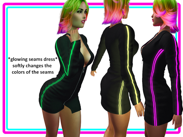 Glowing seams Dress