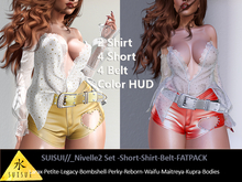 SUISUI//Nivelle2 Set Shirt-Short-Belt-FATPACK 