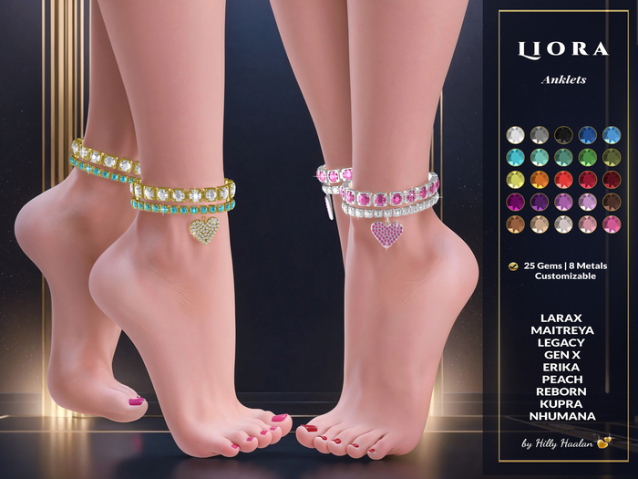 [hh] Liora Anklets