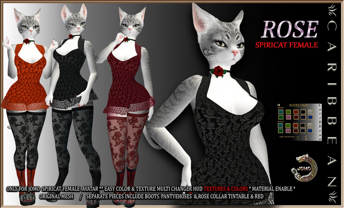 [CARIBBEAN] JOMO FURRY ROSE SPIRICAT FEMALE