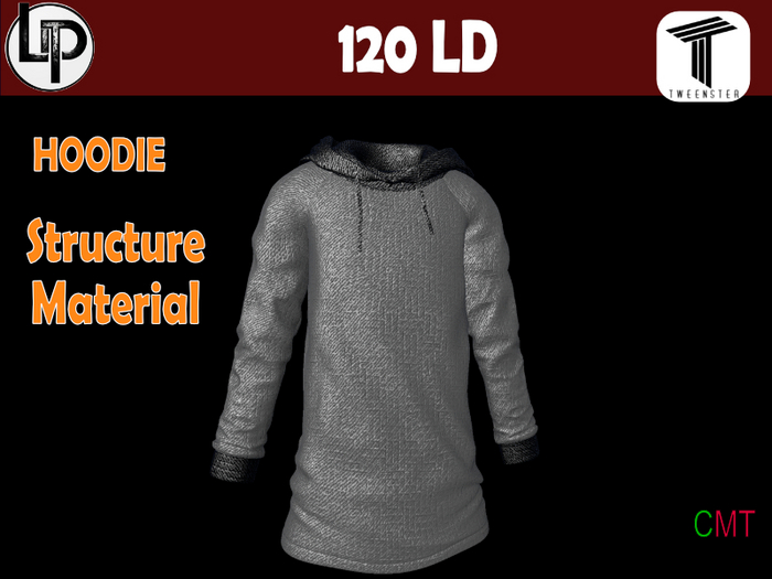 ##::LIP  Structure Hoodie dark - Hoodie