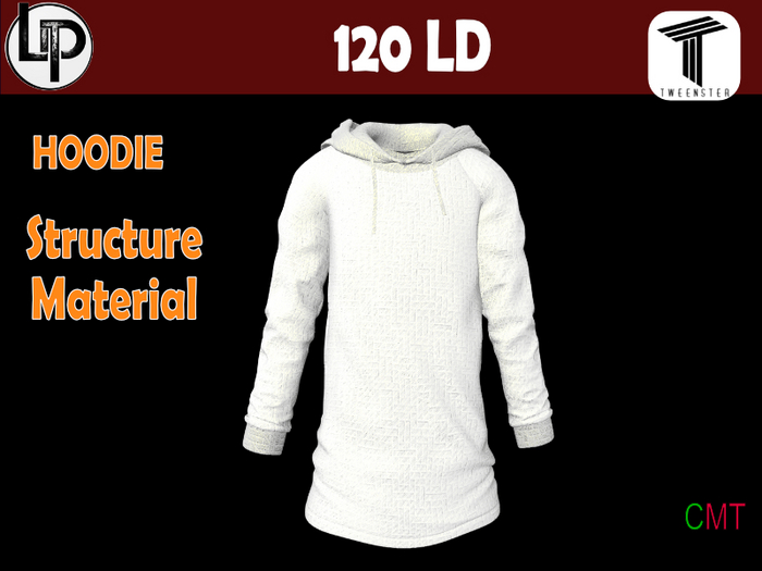 #::LIP  Structure Hoodie white - Hoodie