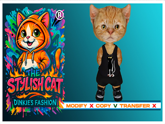 TANK & SHORTS CAT CRAZY SET HUDE