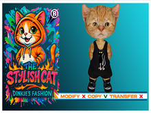 TANK & SHORTS CAT CRAZY SET HUDE