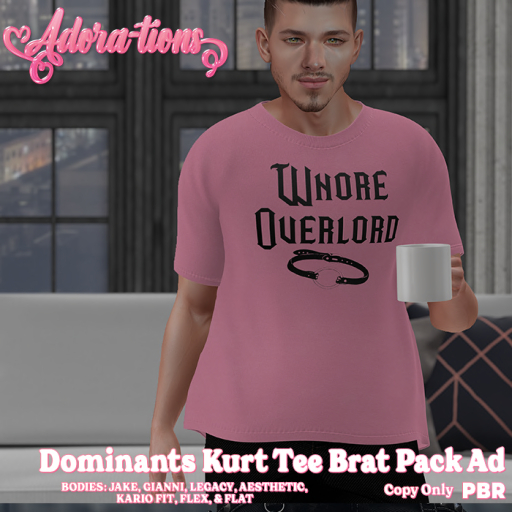 Adora-tions - Dominants Kurt Tee Brat Pack