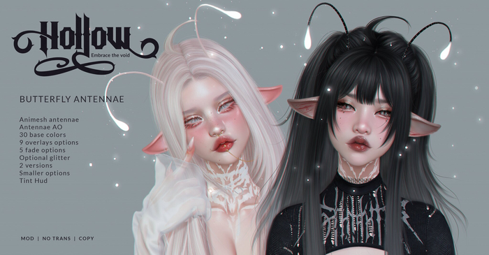 - Hollow - Butterfly Antennae