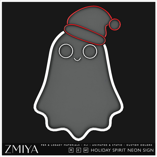 ZMIYA Holiday Spirit Neon Sign Pack