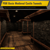 PBR Basic Medieval Castle Tunnels