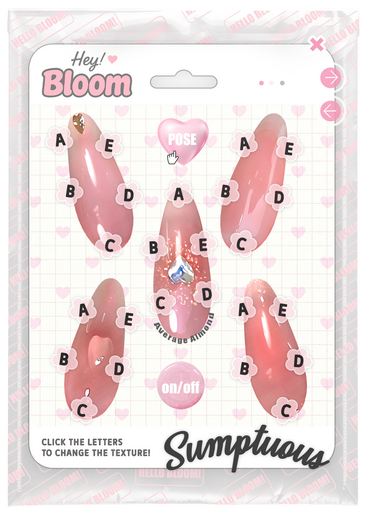 BLOOM - SUMPTUOUS [MEDIUM NAIL ALMOND] REBORN