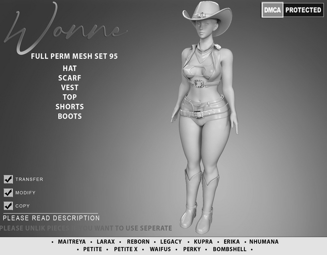 WONNE (95) DEMO Full Perm Mesh