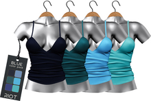 RIOT / Coraline Tank Top - Blue Pack