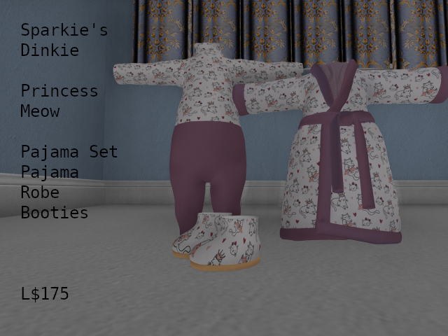 Sparkie's Dinkie Pajama Princess Meow