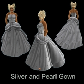 Silver and Pearl Gown boxed
