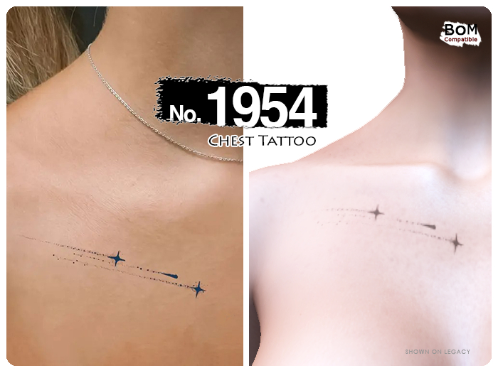 (Chest Tattoo) No.1954