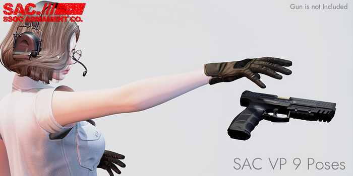 [SAC] VP9 Pistol 7 Poses