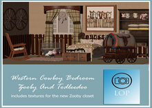 western cowboy bedroom for zooby and toddleeddo (add)