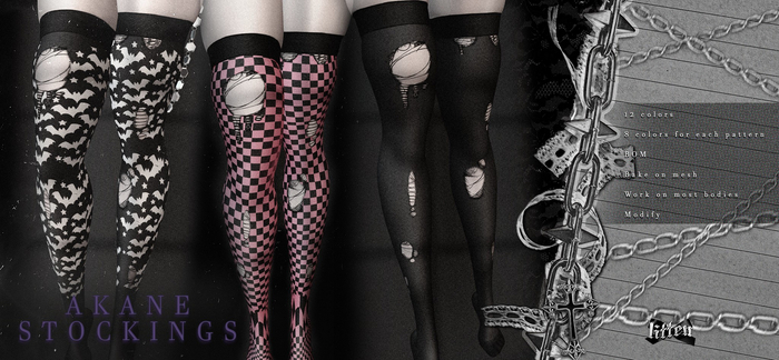 [Litten] Akane Stockings {Cross}