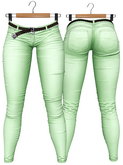 RIOT / Coraline Jeans - Pastel4 Green