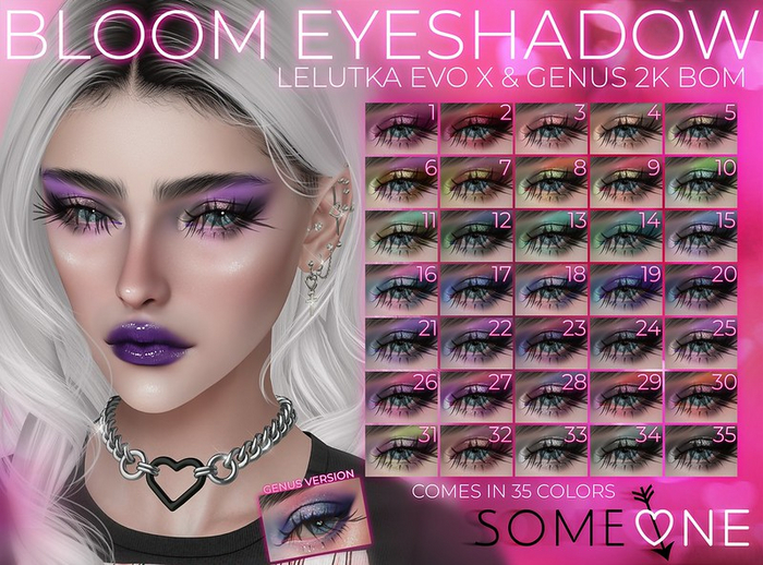 SOMEONE - Bloom Eyeshadow - Lelutka 