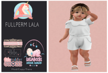 ::SU:: Fullperm  Lala Outfit {Lullabeebs/ToddleeDoo/BEBE/Chonk}