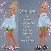 *Aura's* Brandi Lynn - blue for Little Girls, Kids and Tiny Tot