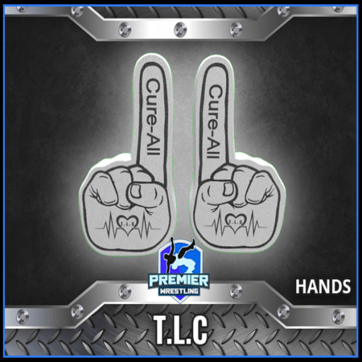 {{PW}} Premier Wrestling Foam Hand (Boxed) - T.L.C.