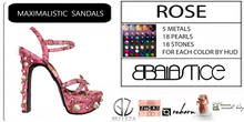 Baiastice_Maximalistic Sandals-Rose